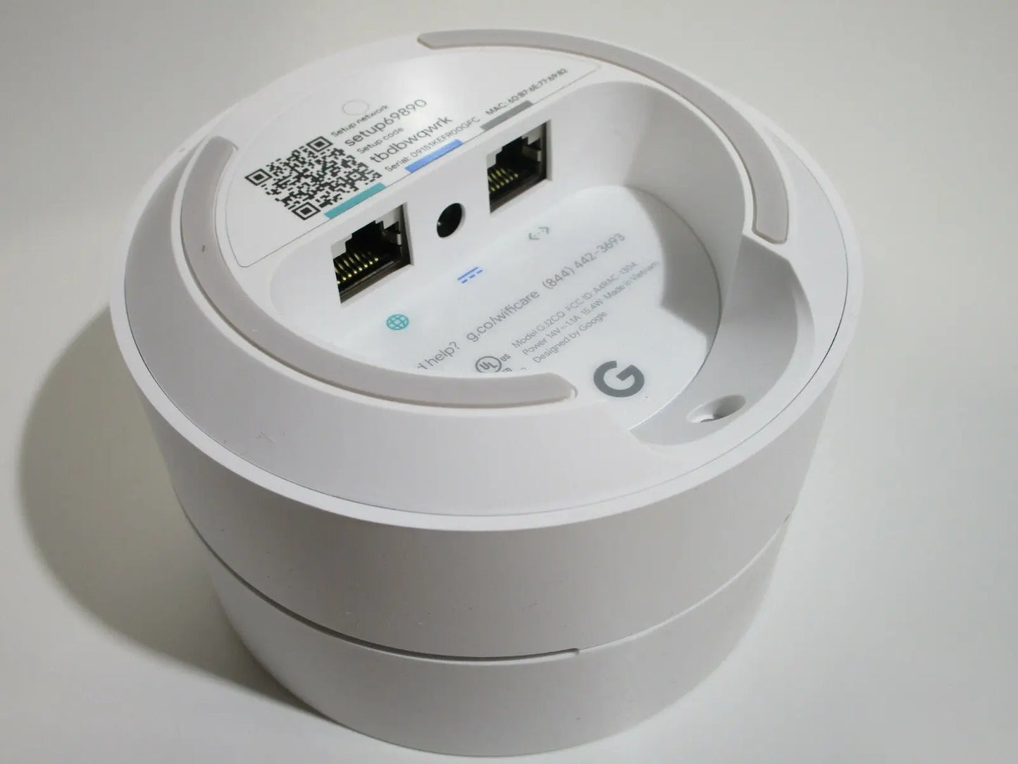Google WiFi AC1200 Dual-Band Mesh WiFi Router, White, Open Box