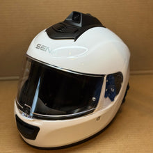 Load image into Gallery viewer, (XL) Sena Momentum Pro Motorcycle Helmet Glossy White Bluetooth and Camera
