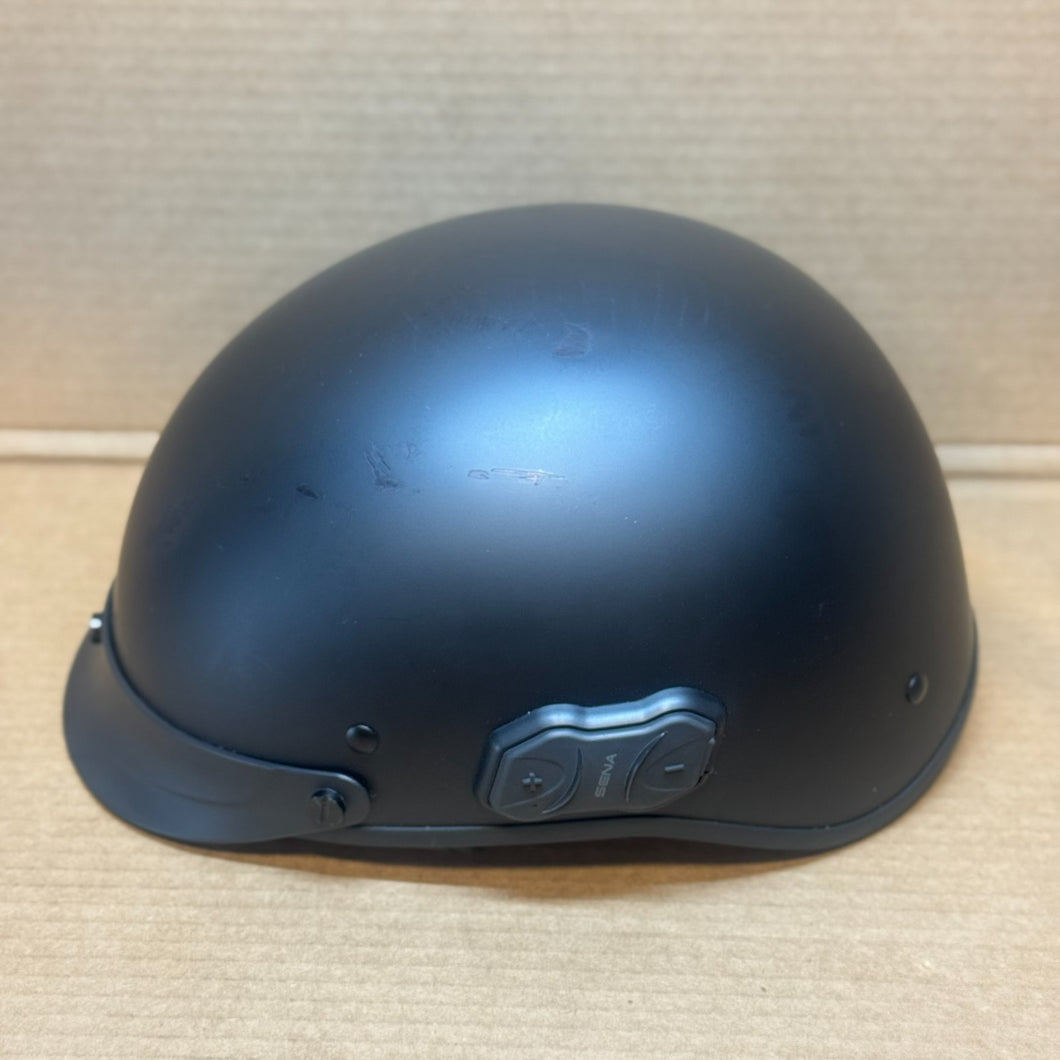 Scratched (XXL) Sena Cavalry Model 10R Bluetooth Half Helmet Matte Black ##2