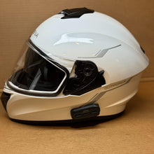Load image into Gallery viewer, (L) Sena Outforce Motorcycle Helmet Glossy White Bluetooth 🚚💨
