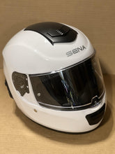 Load image into Gallery viewer, L (Large) Sena Momentum INC Motorcycle Helmet Smart Bluetooth Glossy White
