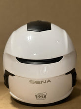Load image into Gallery viewer, L (Large) Sena Momentum INC Motorcycle Helmet Smart Bluetooth Glossy White
