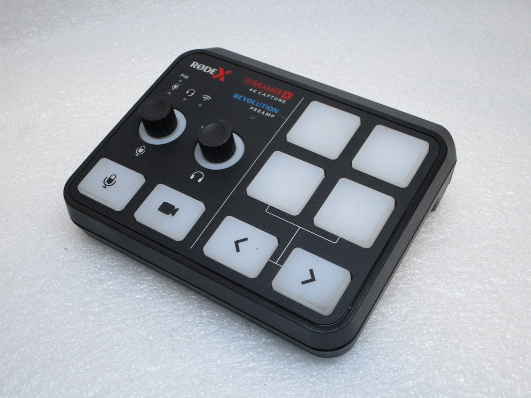 (Parts Untested)  -- Rode Streamer X Revolution PREAMP - Damaged Ports