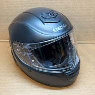 Scratched (M) Sena Momentum EVO M Helmet W/Mesh Intercom Matte Black Bluetooth
