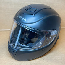 Load image into Gallery viewer, Scratched (M) Sena Momentum EVO M Helmet W/Mesh Intercom Matte Black Bluetooth
