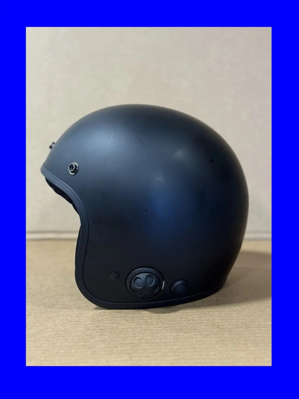 Sena Savage Bluetooth Open Face Motorcycle Helmet, Matte Black, Large