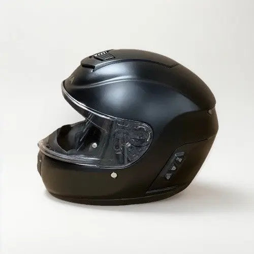 Sena Momentum Bluetooth Motorcycle Helmet, Matte Black, Large