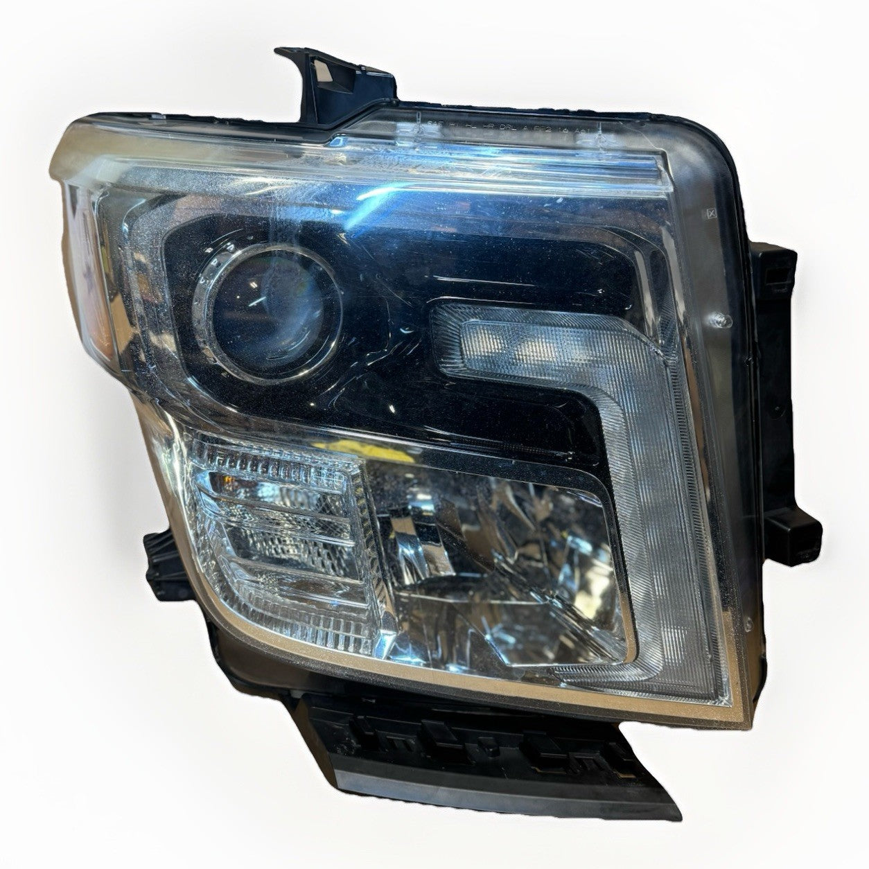 2016-2019 Nissan Titan XD Right Driver Side LED Headlight, OEM Chrome, Pro-4X