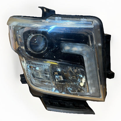 2016-2019 Nissan Titan XD Right Driver Side LED Headlight, OEM Chrome, Pro-4X