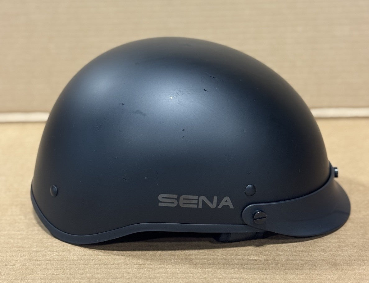 Sena Cavalry 10R Bluetooth Half Helmet, Matte Black, Large