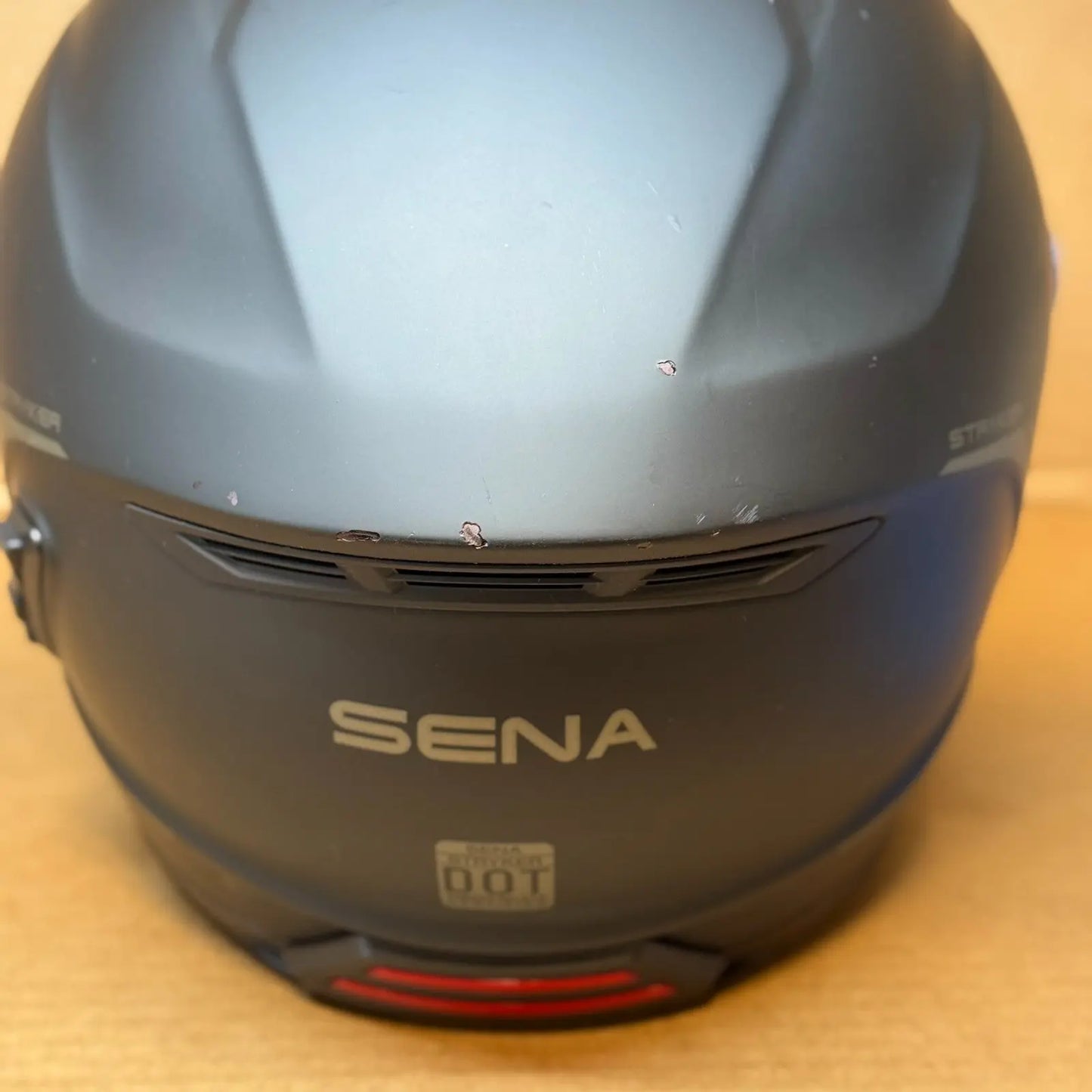 Sena Stryker Bluetooth Motorcycle Helmet, Matte Black, Large, Scratched