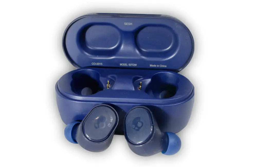 Skullcandy Sesh True Wireless Bluetooth Earbuds, Indigo Blue