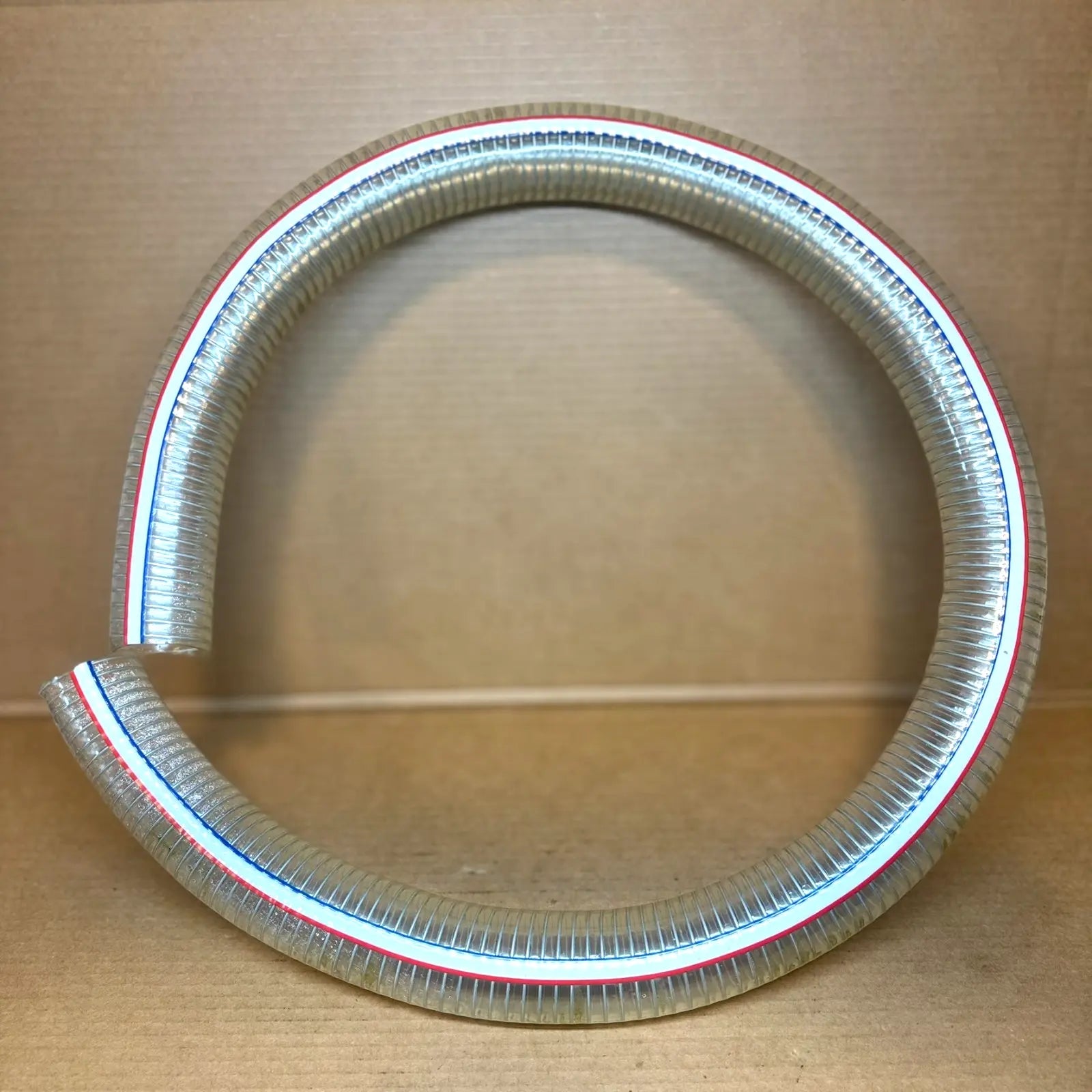 2 inch ID x 2-1/4 inch OD Heavy Duty Wire Suction PVC Flexible Tubing Hose