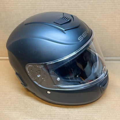 Sena Momentum Bluetooth Motorcycle Helmet, Matte Black, Small, Scratched