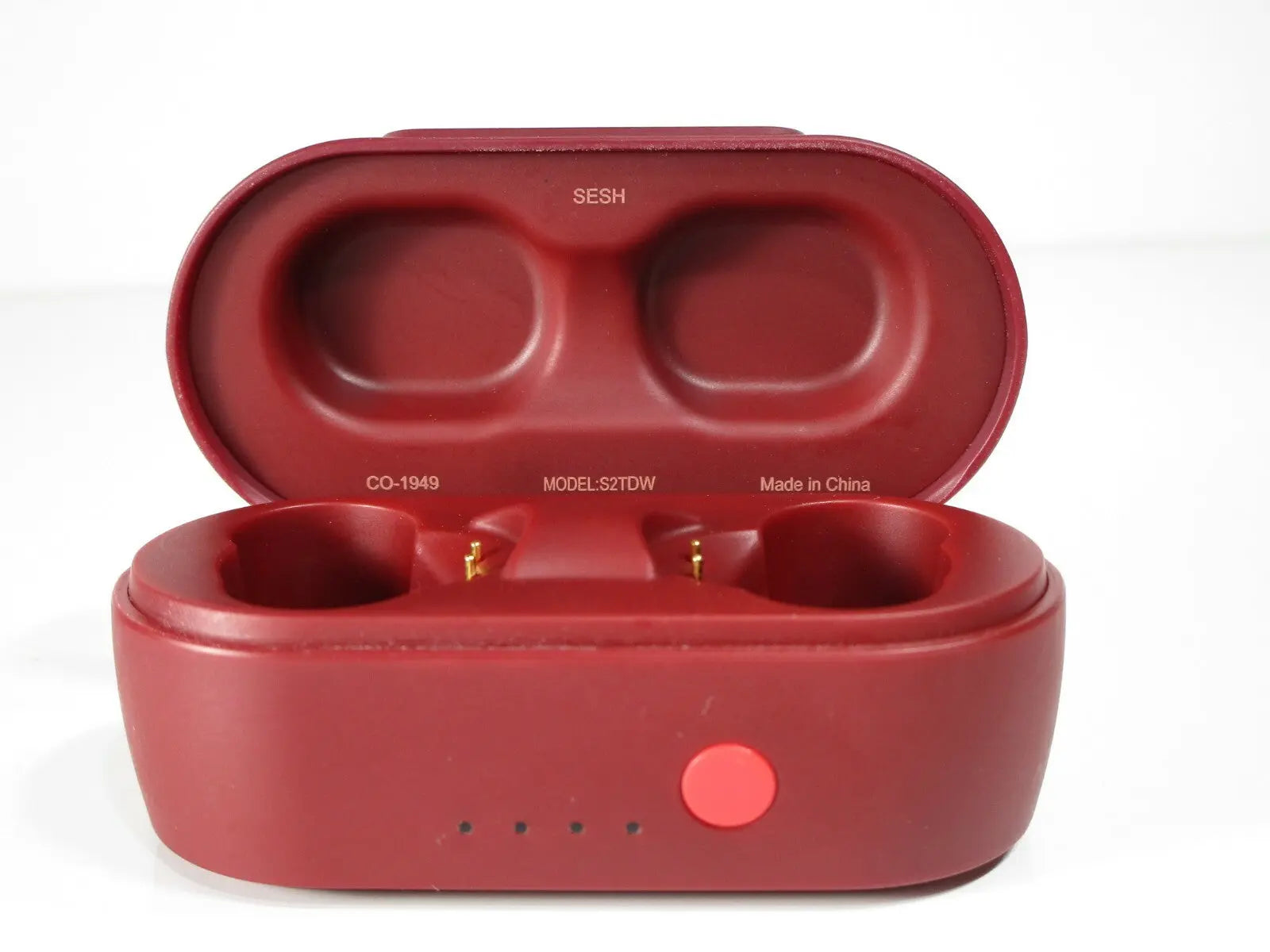 Charging Case for Skullcandy Sesh True Wireless Earbuds, Moab Red