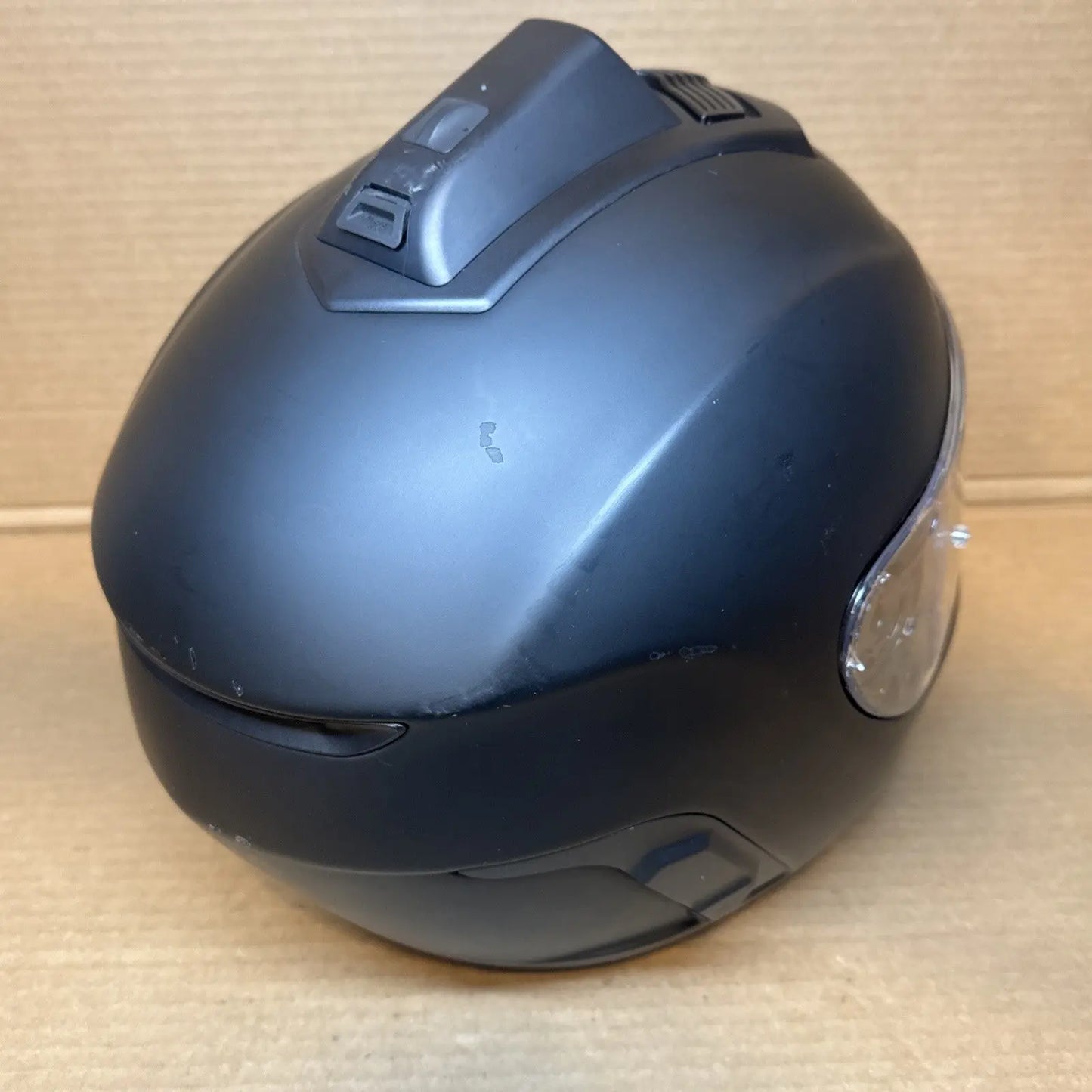 Sena Momentum Pro Bluetooth Camera Motorcycle Helmet, Matte Black, XL, Scratched