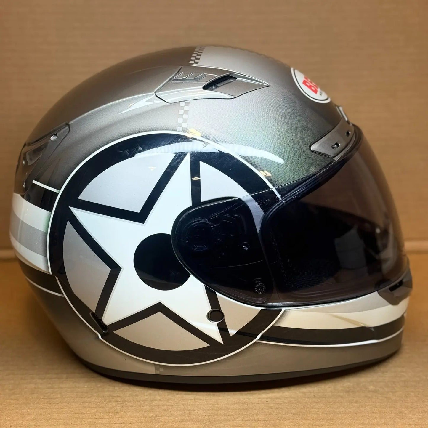 Bell Snell Vortex M2010 Motorcycle Racing Helmet, Large