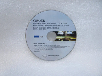 Mercedes-Benz COMAND Navigation Map DVD 2013 v12 for E SLK CLS