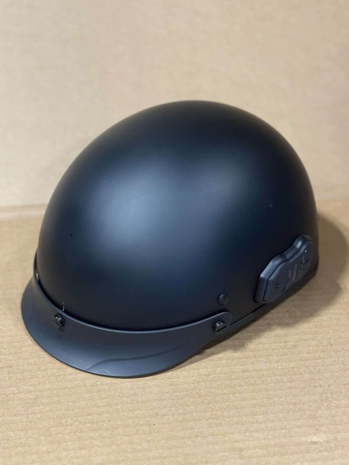 Sena Cavalry 10R Bluetooth Half Helmet, Matte Black, Medium, Scratched