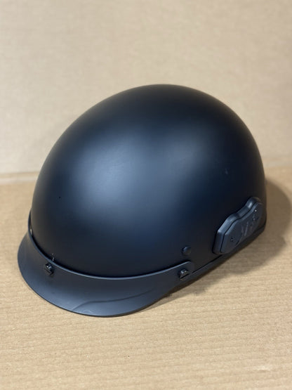 Sena Cavalry 10R Bluetooth Half Helmet, Matte Black, Medium, Scratched