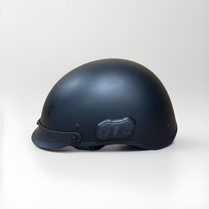 Sena Cavalry 10R Bluetooth Half Helmet, Matte Black, Small