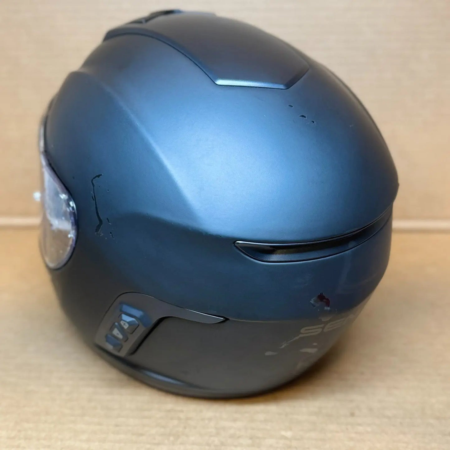 Sena Momentum Bluetooth Motorcycle Helmet, Black, Medium, Scratched