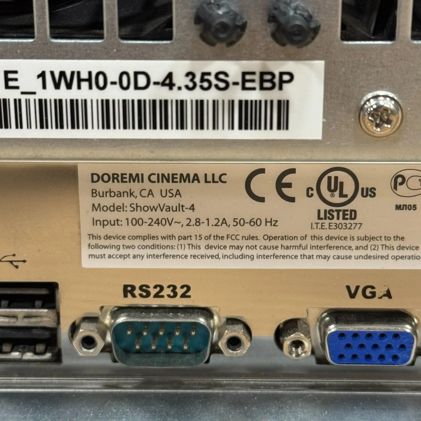 Doremi ShowVault Digital Cinema Server