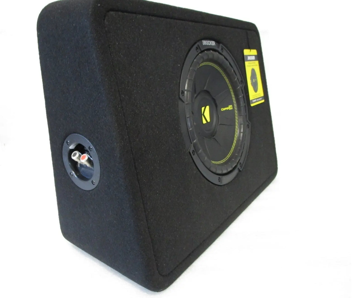 KICKER 43TC104 Comp 10 inch Subwoofer in Vented Enclosure Box, 4 Ohm