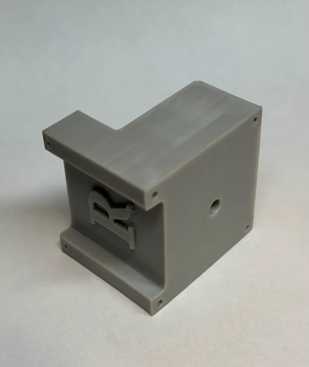 Heavy Duty Boat Right Hand Door Stop, Grey Plastic Gate Pontoon Holder, 1 1/4 inch