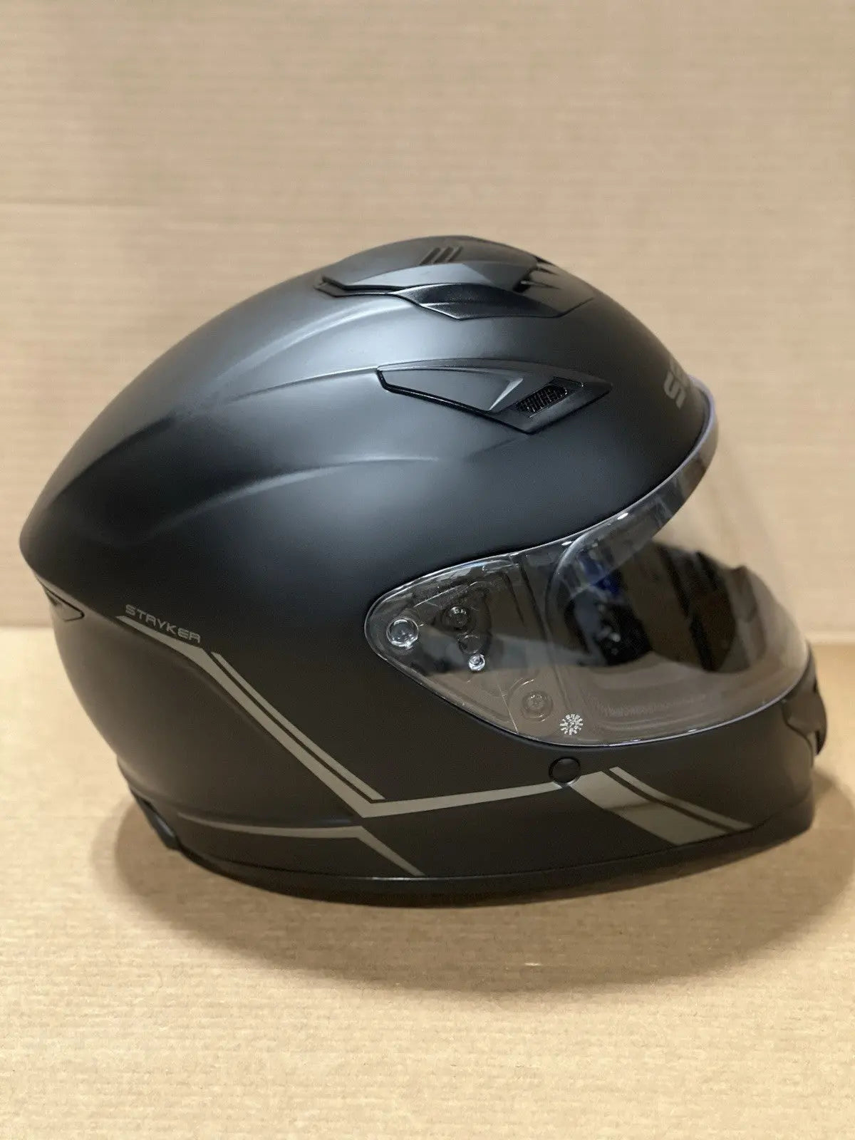 Sena Stryker Bluetooth Motorcycle Helmet, Matte Black, Large