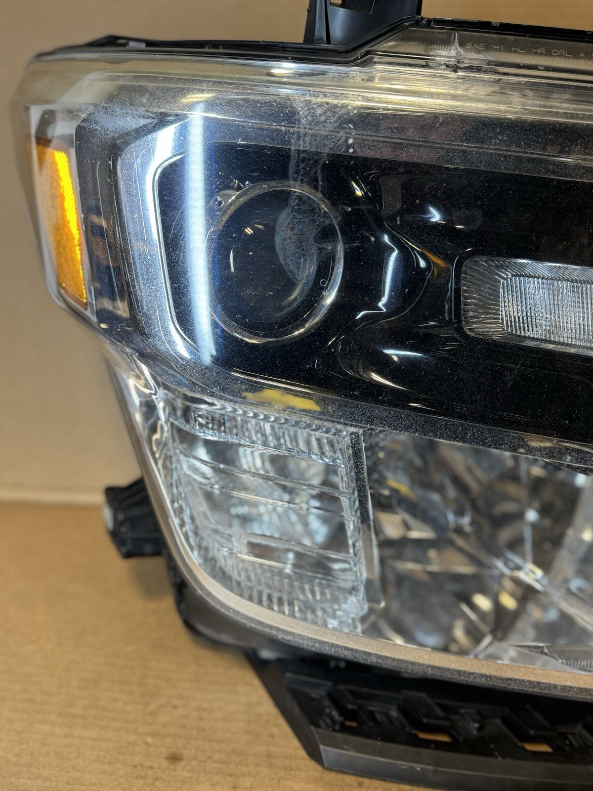 2016-2019 Nissan Titan XD Right Driver Side LED Headlight, OEM Chrome, Pro-4X