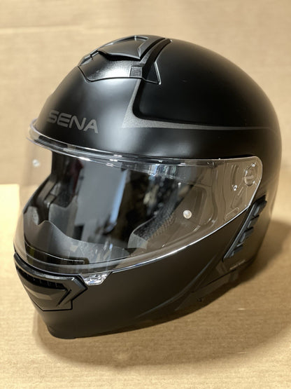 Sena Impulse Bluetooth Modular Motorcycle Helmet with Harman Kardon, Black, Large