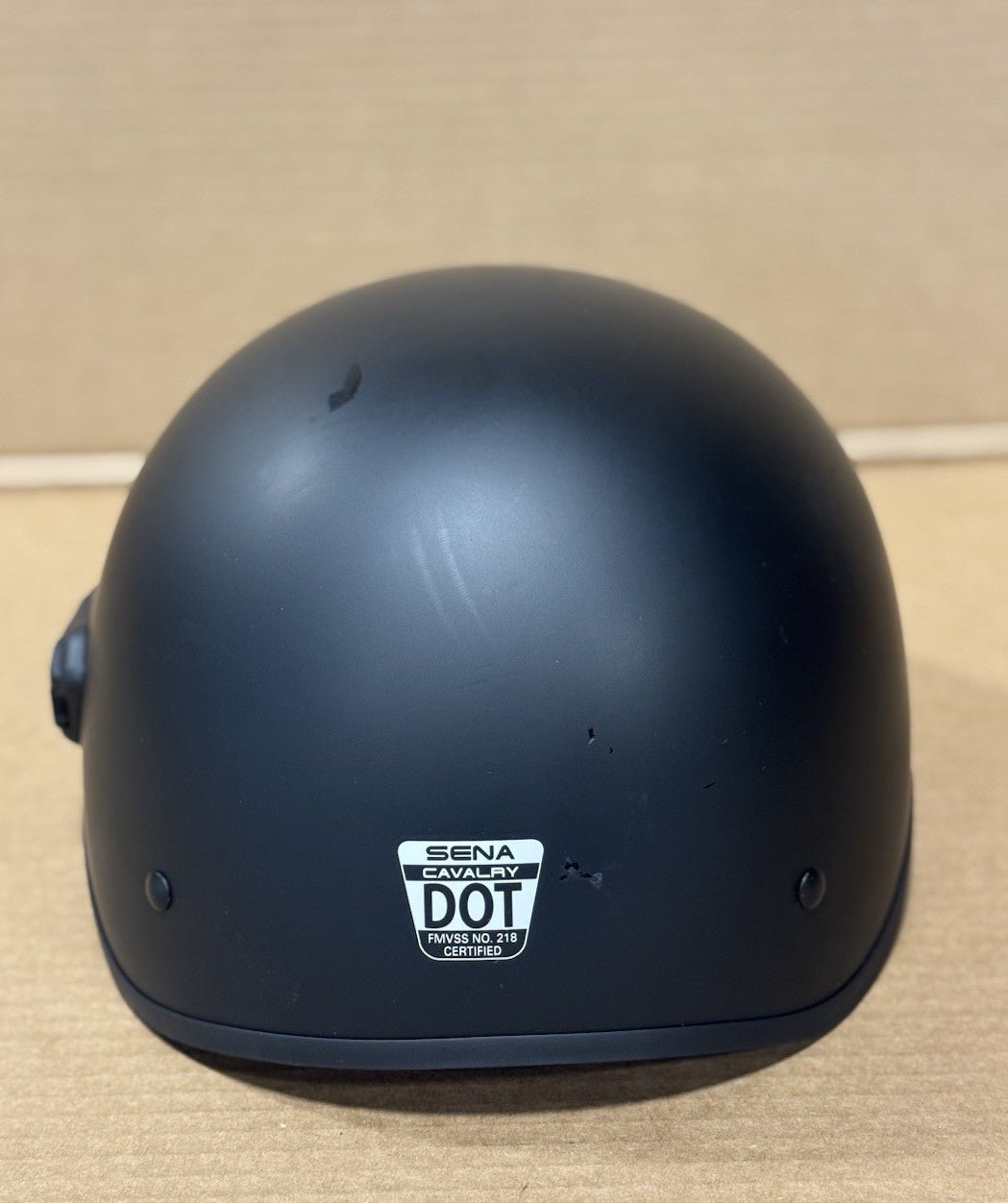 Sena Cavalry 10R Bluetooth Half Helmet, Matte Black, Large