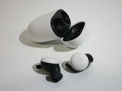 Google G1013 In-Ear Wireless Headphones, Clearly White, For Parts