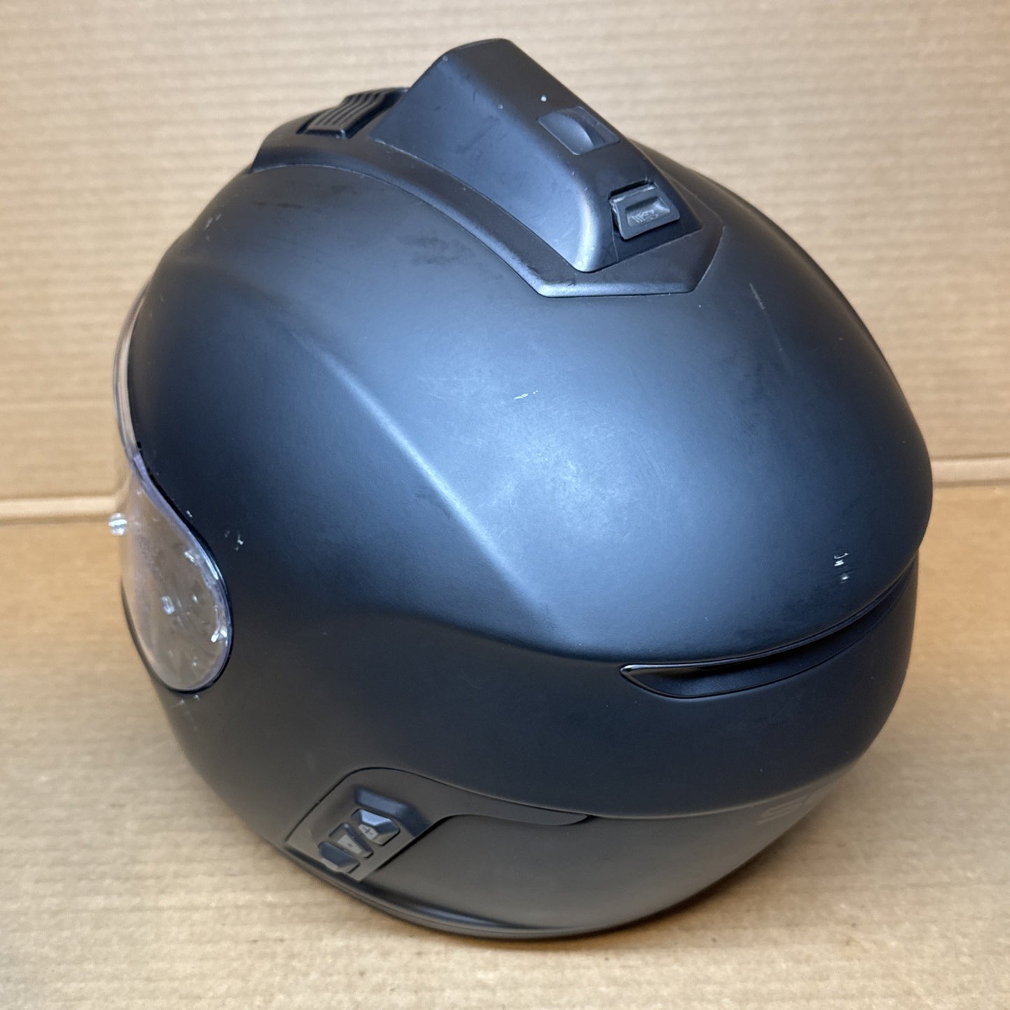 Sena Momentum INC Pro Bluetooth Camera Motorcycle Helmet, Matte Black, XL, Scuffed