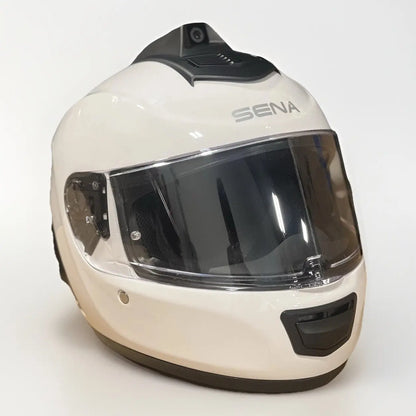 Sena Momentum INC Pro Bluetooth Camera Motorcycle Helmet, White, XXL
