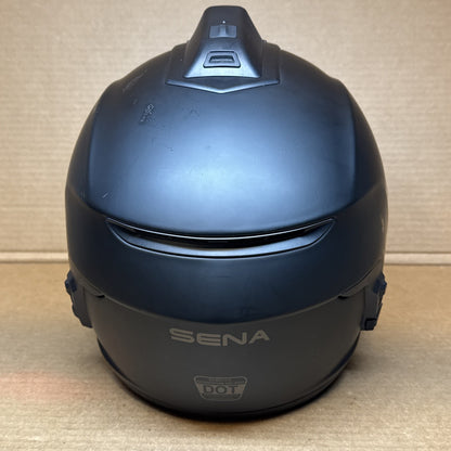 Sena Momentum INC Pro Bluetooth Camera Motorcycle Helmet, Matte Black, XL, Scratched