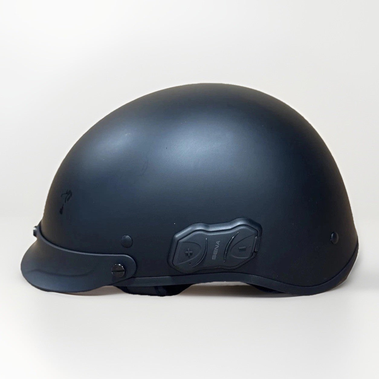 Sena Cavalry 10R Bluetooth Half Helmet, Matte Black, XXL