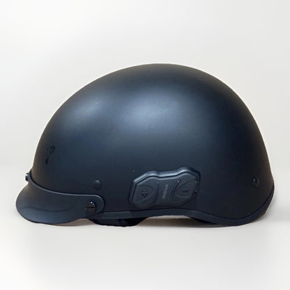 Sena Cavalry 10R Bluetooth Half Helmet, Matte Black, XXL