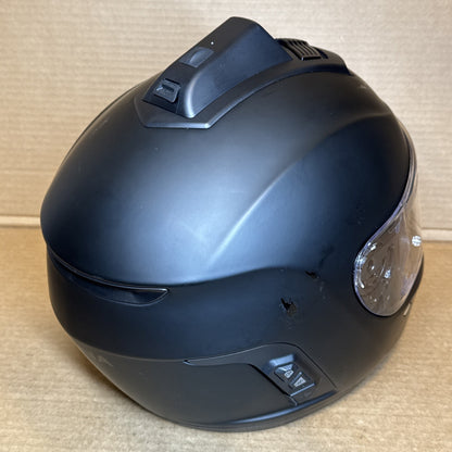 Sena Momentum INC Pro Bluetooth Camera Motorcycle Helmet, Matte Black, XL, Scratched