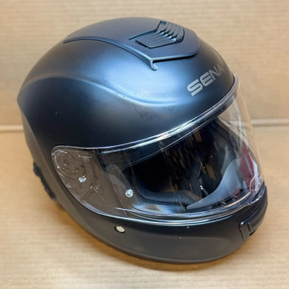 Sena Momentum INC Bluetooth Motorcycle Helmet, Matte Black, XL, Scratched