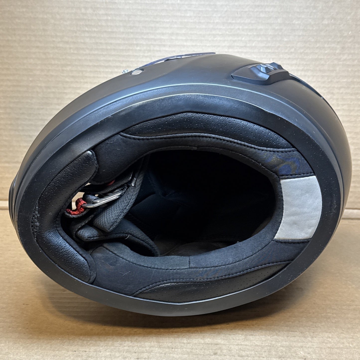 Sena Momentum INC Pro Bluetooth Camera Motorcycle Helmet, Matte Black, Large, Scratched
