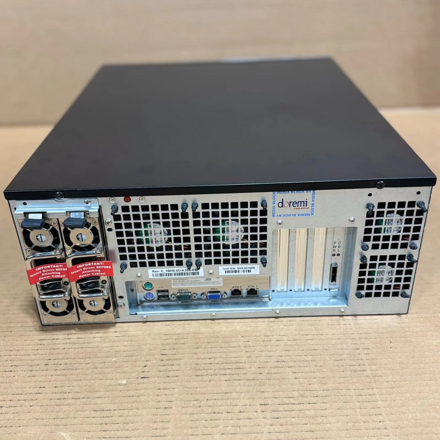 Doremi ShowVault Digital Cinema Server