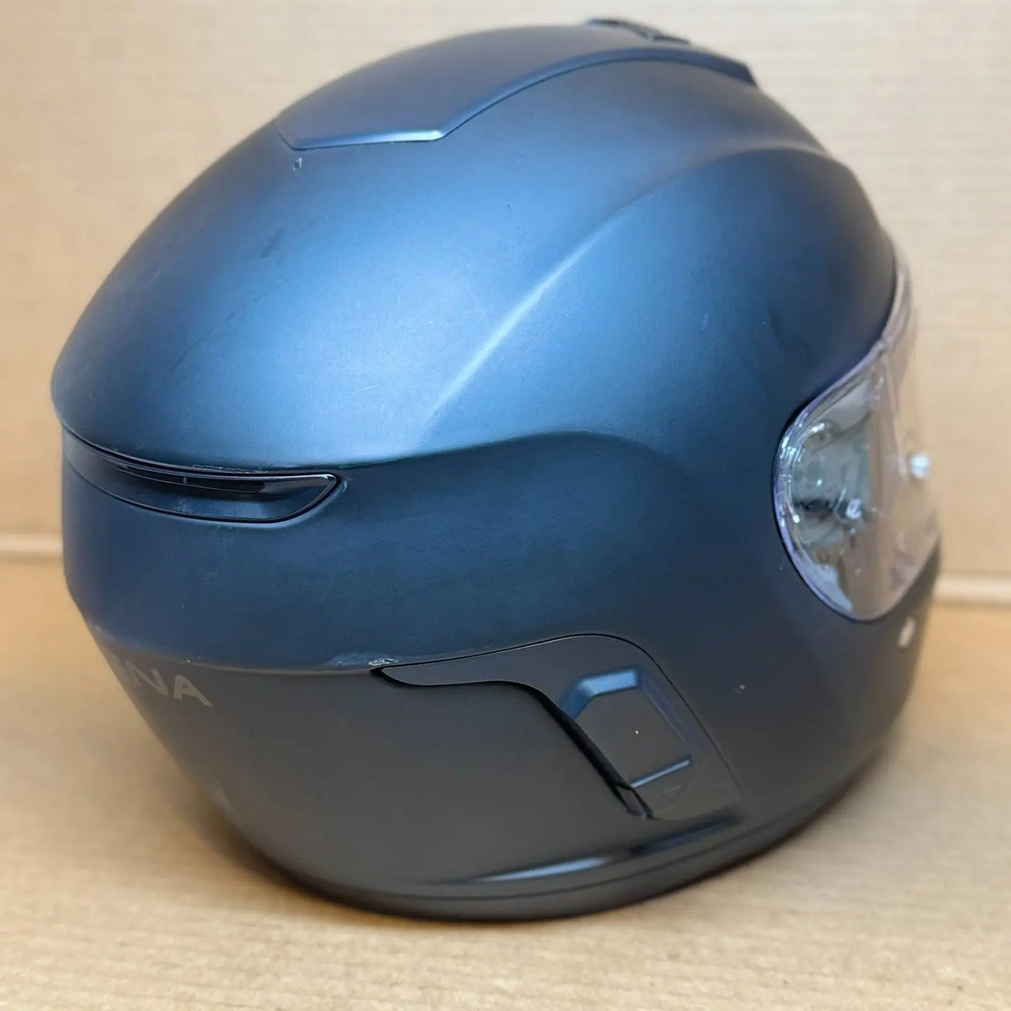 Sena Momentum Lite Bluetooth Motorcycle Helmet, Matte Black, XL, Scratched