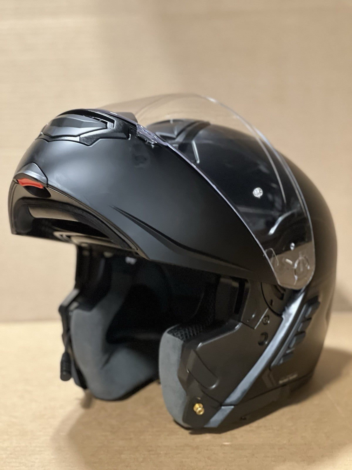Sena Impulse Bluetooth Modular Motorcycle Helmet with Harman Kardon, Black, Large