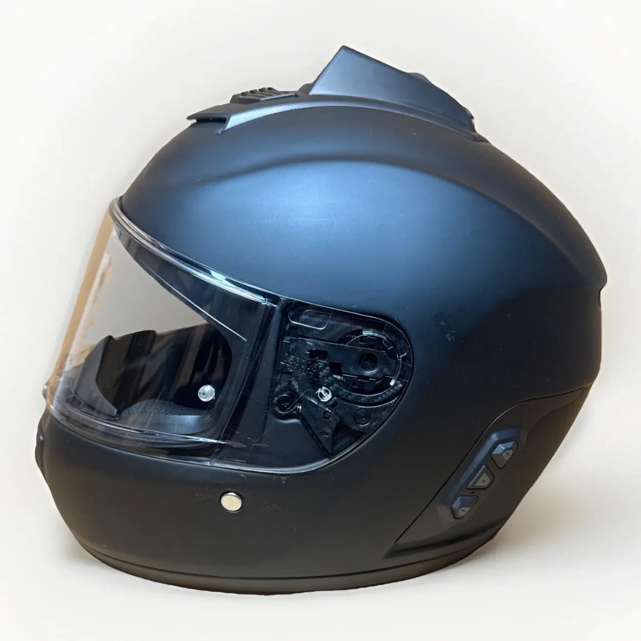 Sena Momentum Pro Bluetooth Camera Motorcycle Helmet, Matte Black, XL, Scratched