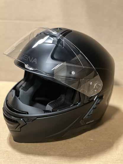 Sena Impulse Bluetooth Modular Motorcycle Helmet with Harman Kardon, Black, Large