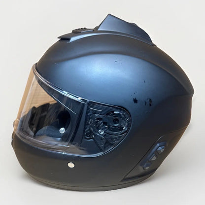 Sena Momentum Pro Bluetooth Camera Motorcycle Helmet, Matte Black, Large, Scratched