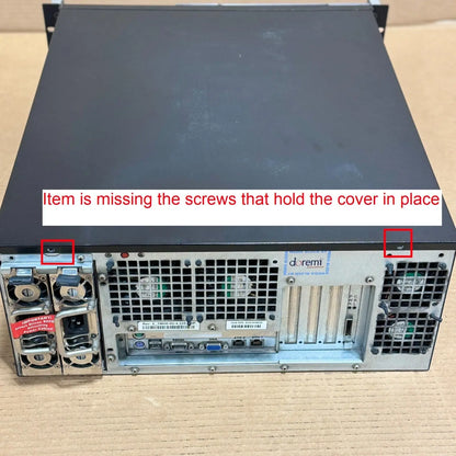 Doremi ShowVault Digital Cinema Server, Powers On, Untested