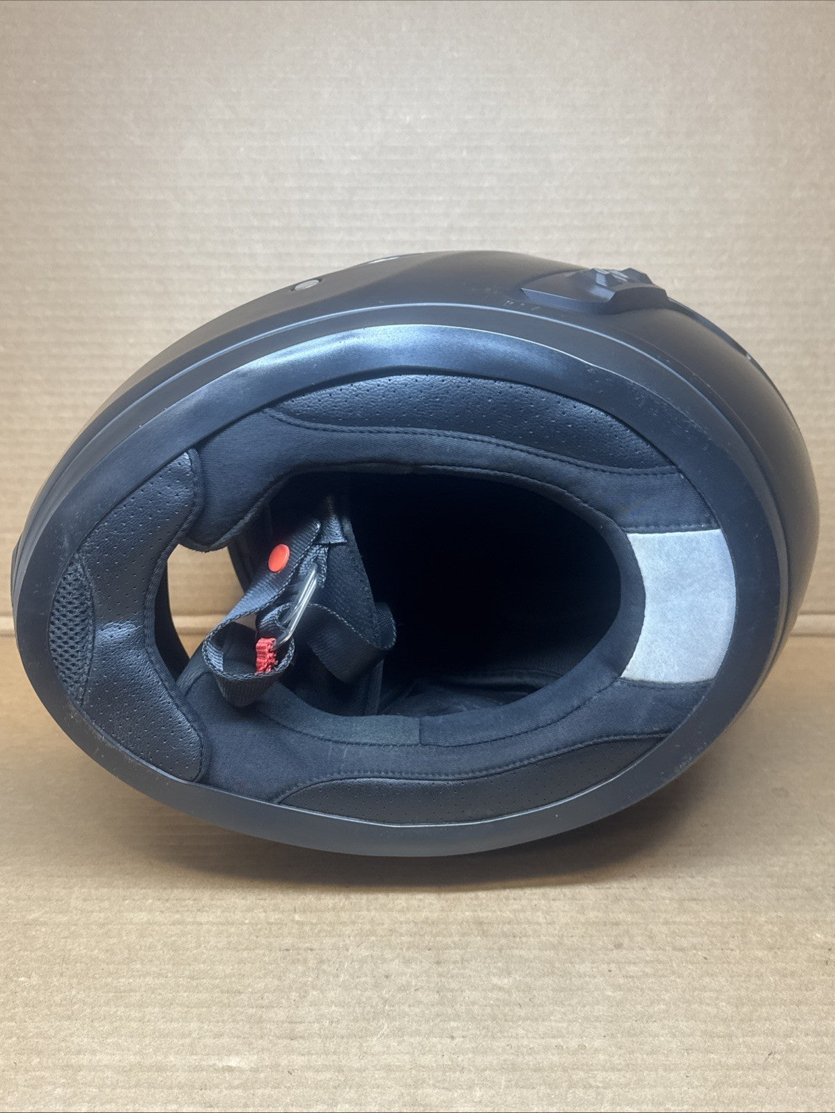 Sena Momentum INC Pro Bluetooth Camera Motorcycle Helmet, Matte Black, Large, Scuffed